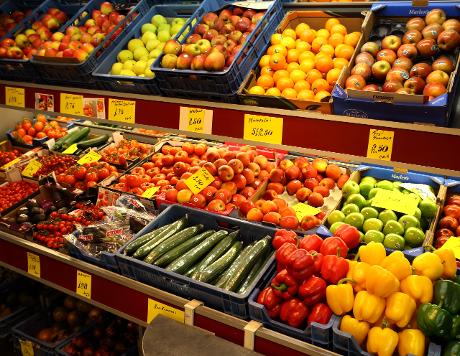 Photo Koos Bertels Groenten- en fruit en Delft, Shopping, Gourmandises & spécialités