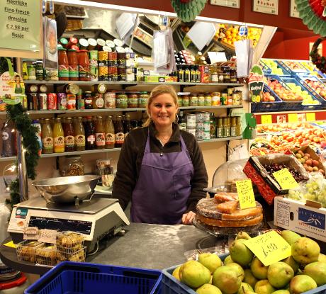 Photo Koos Bertels Groenten- en fruit en Delft, Shopping, Gourmandises & spécialités