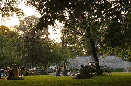 Photo Stadspark en Maastricht, Voir, Quartier, place, parc