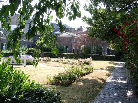 Photo Luthers Hofje en Arnhem, Voir, Quartier, place, parc