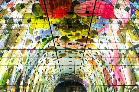 Photo Markthal en Rotterdam, Shopping, Gourmandise, Snack, Quartier