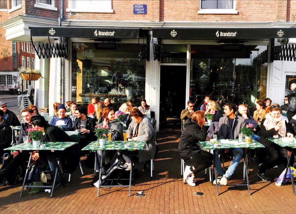 Photo Bar Brandstof en Amsterdam, Manger & boire, Boire du thé café, Savourer un déjeuner - #1