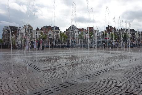 Photo Beestenmarkt en Leiden, Voir, Quartier, place, parc