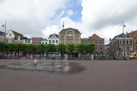 Photo Beestenmarkt en Leiden, Voir, Quartier, place, parc