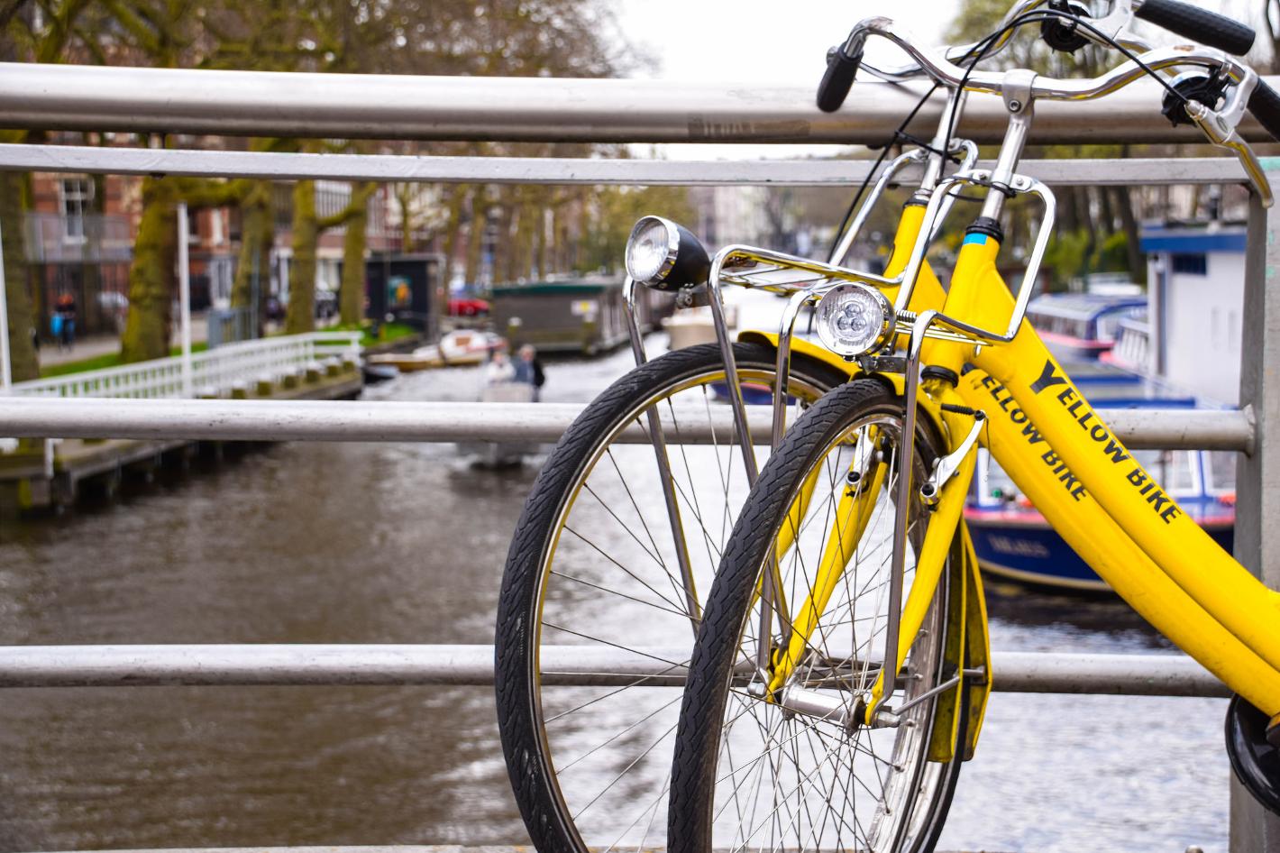 Photo Yellow Bike en Amsterdam, Activité, Activités - #1